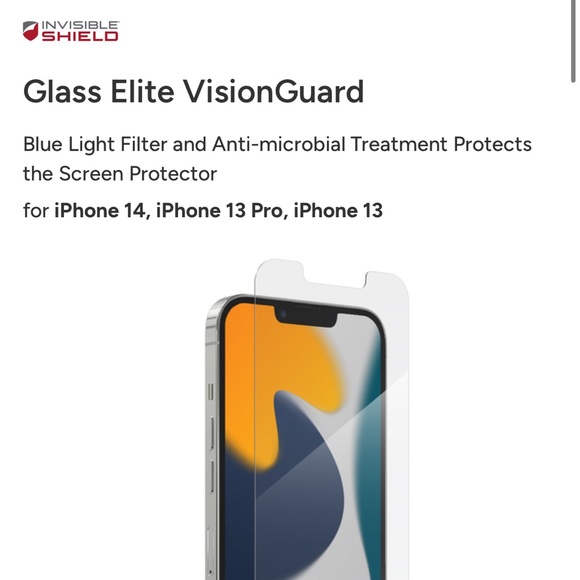 Zagg invisible shield glass screen protector - Picture 4 of 5